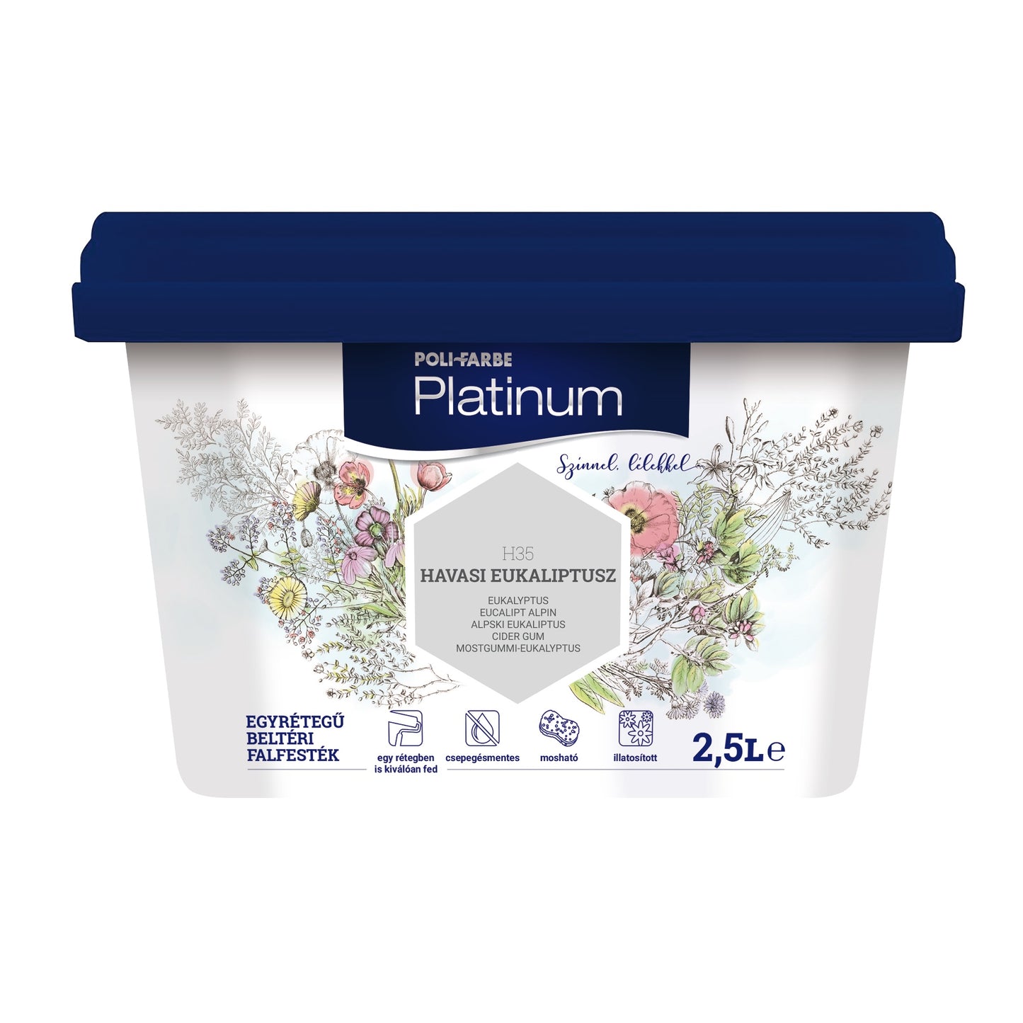 Platinum Beltéri Falfesték Havasi Eukaliptusz H35 2,5 L