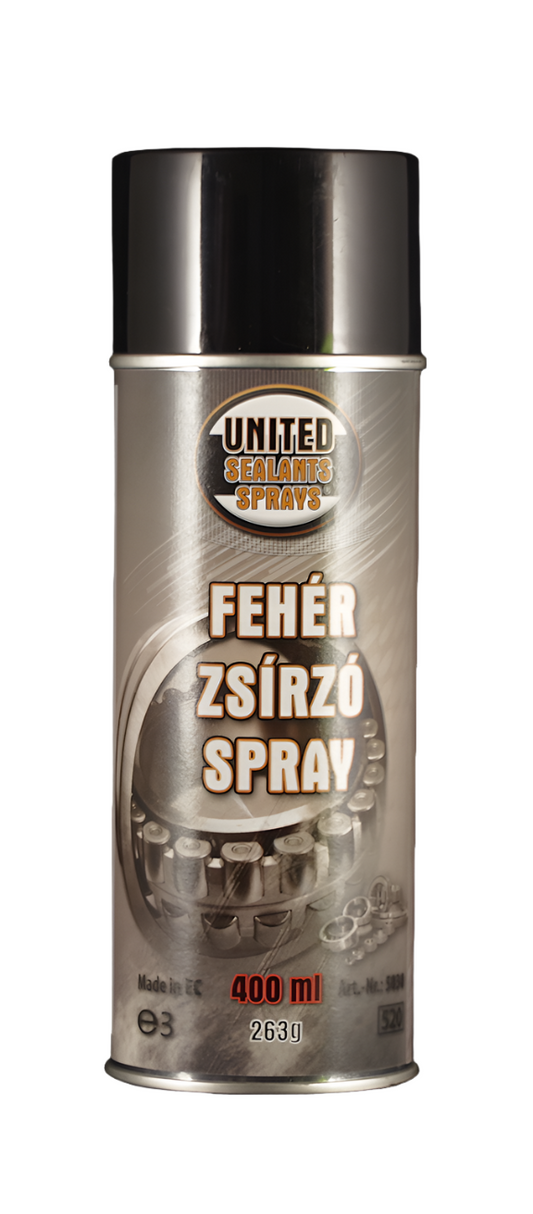 United Sprays Fehér Zsírzó Spray 400ML