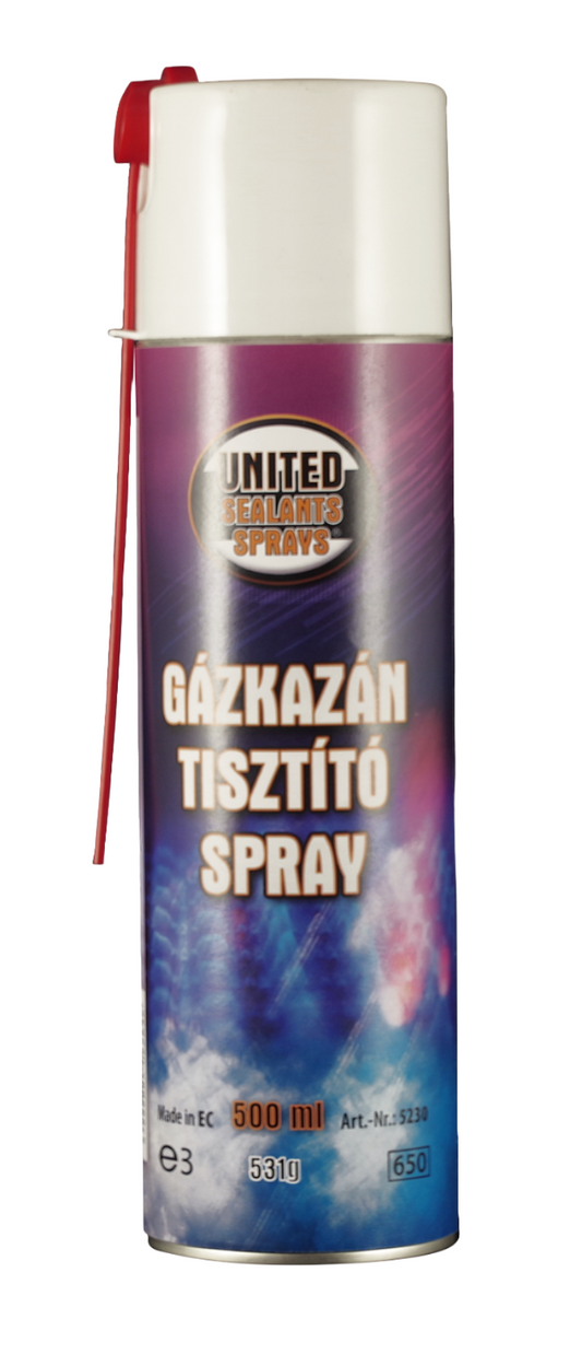 United Sprays Gázkazán Tisztító Spray 500ML