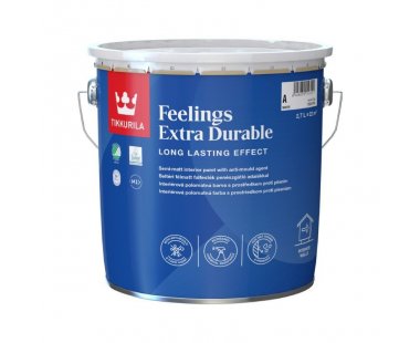 Feelings Extra Durable Mosható Beltéri Falfesték Félmatt Fehér 2,7L