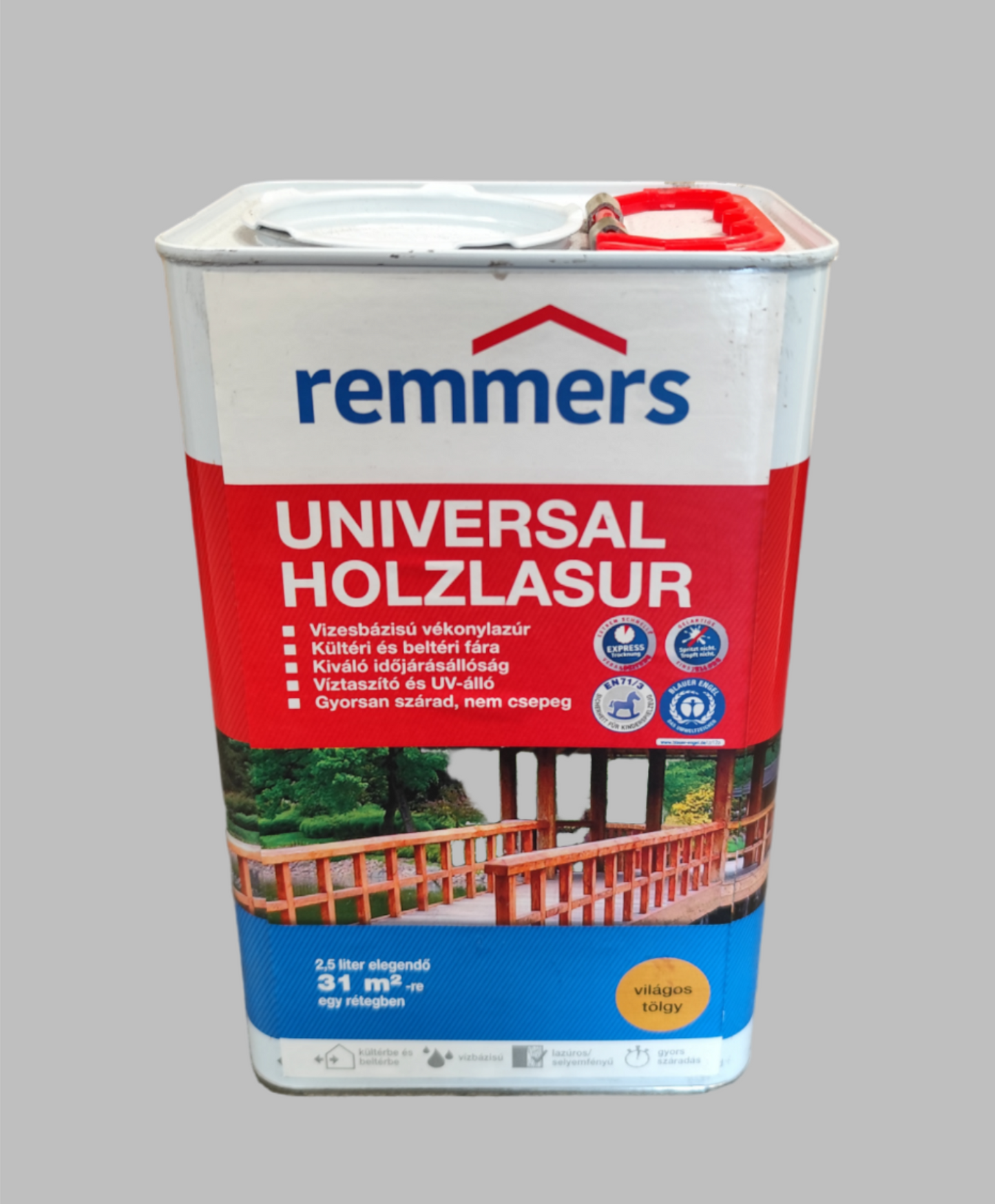 Remmers Universal Vizes Vékonylazúr Világos Cseresznye 2,5L