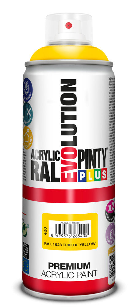 Pinty Plus Evo Akril Ral1023 Fényes 400ML