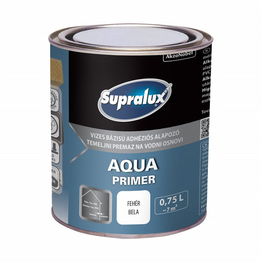 Supralux Aqua Primer Alapozó Fehér 0,75L