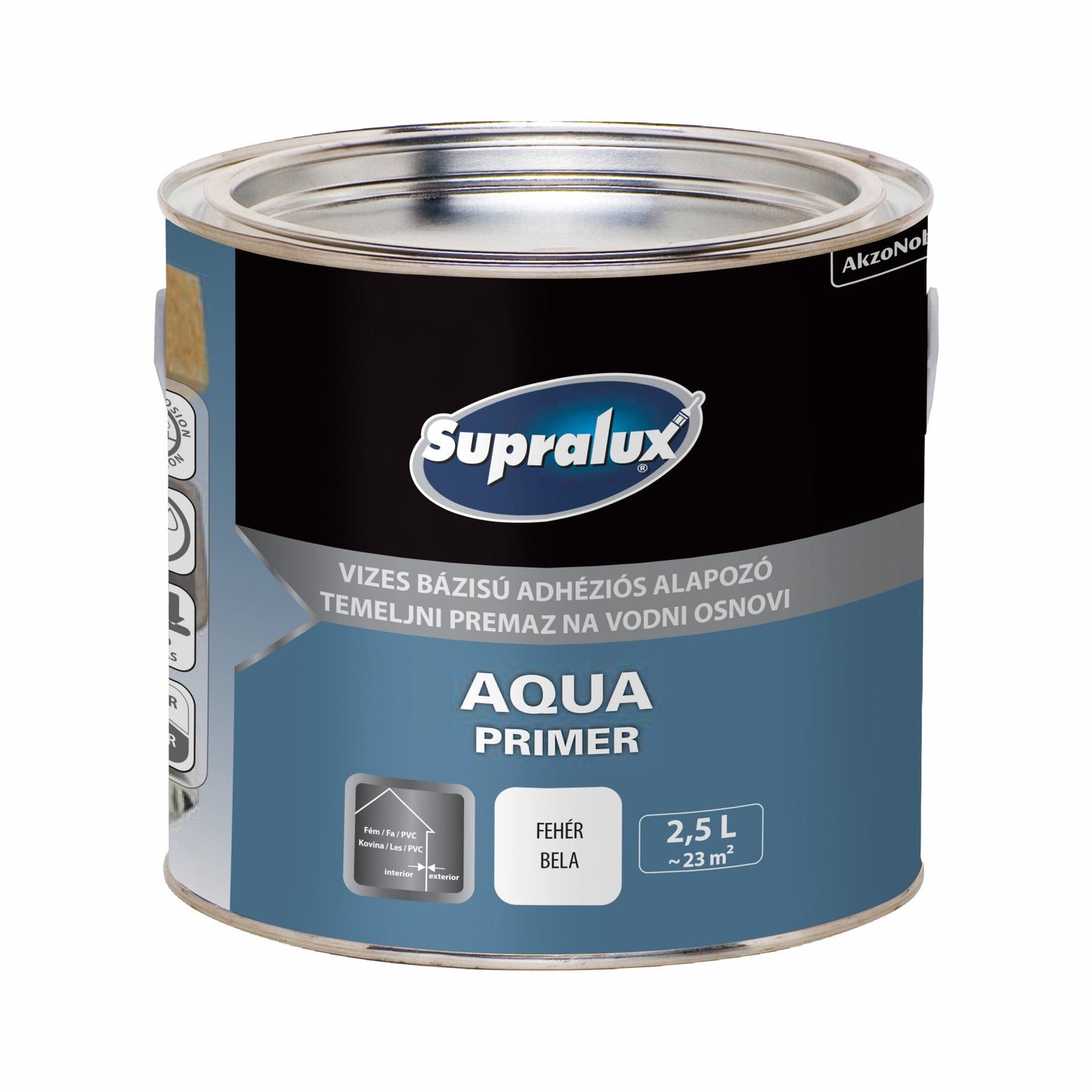 Supralux Aqua Primer Alapozó Fehér 2,5L