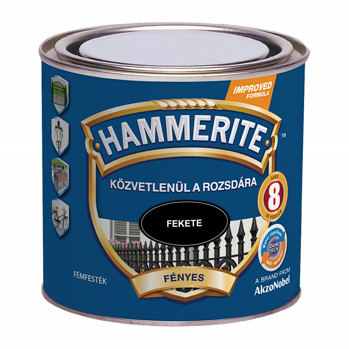 Hammerite Fényes Fekete 0,25L