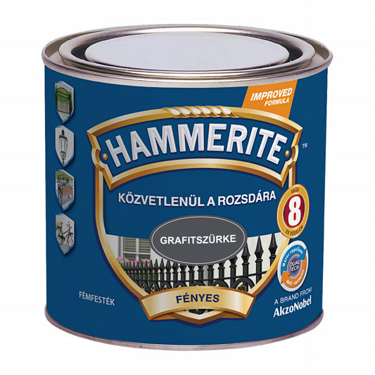 Hammerite Fényes Grafitszürke 0,25L