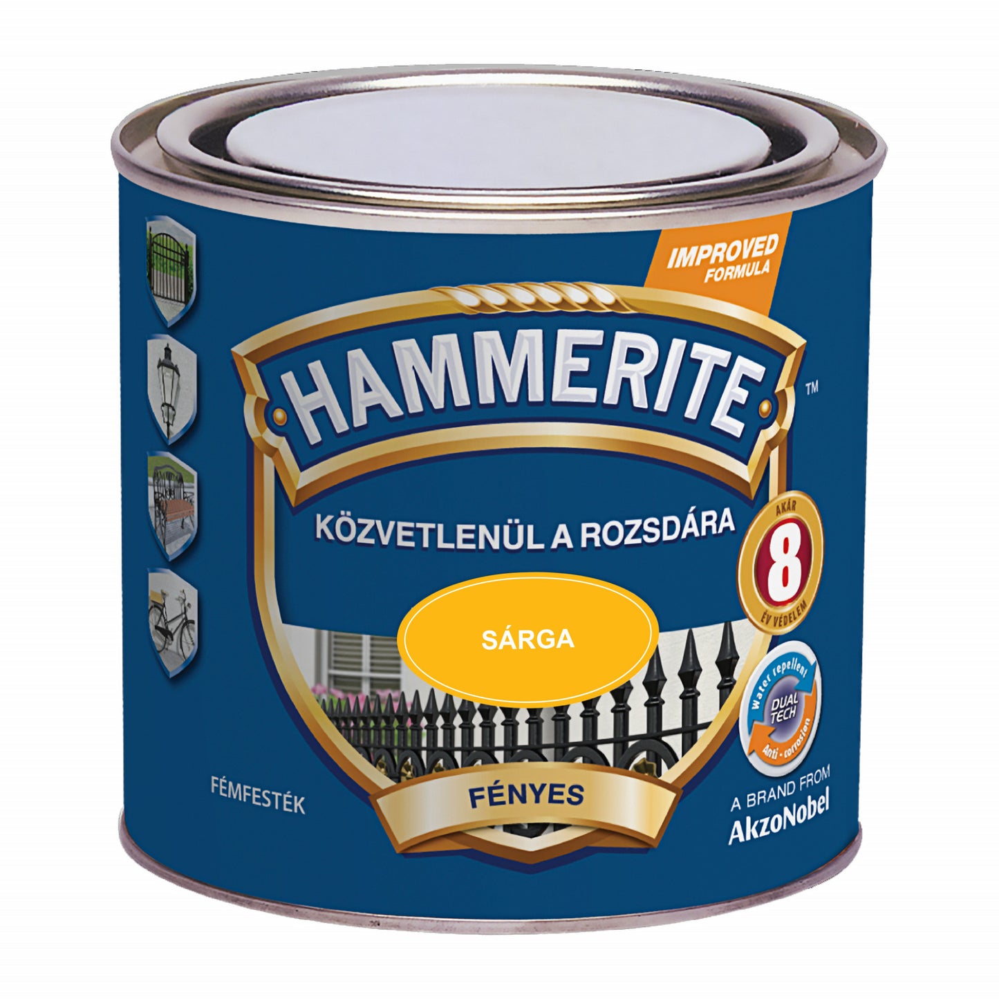 Hammerite Fényes Sárga 0,25L