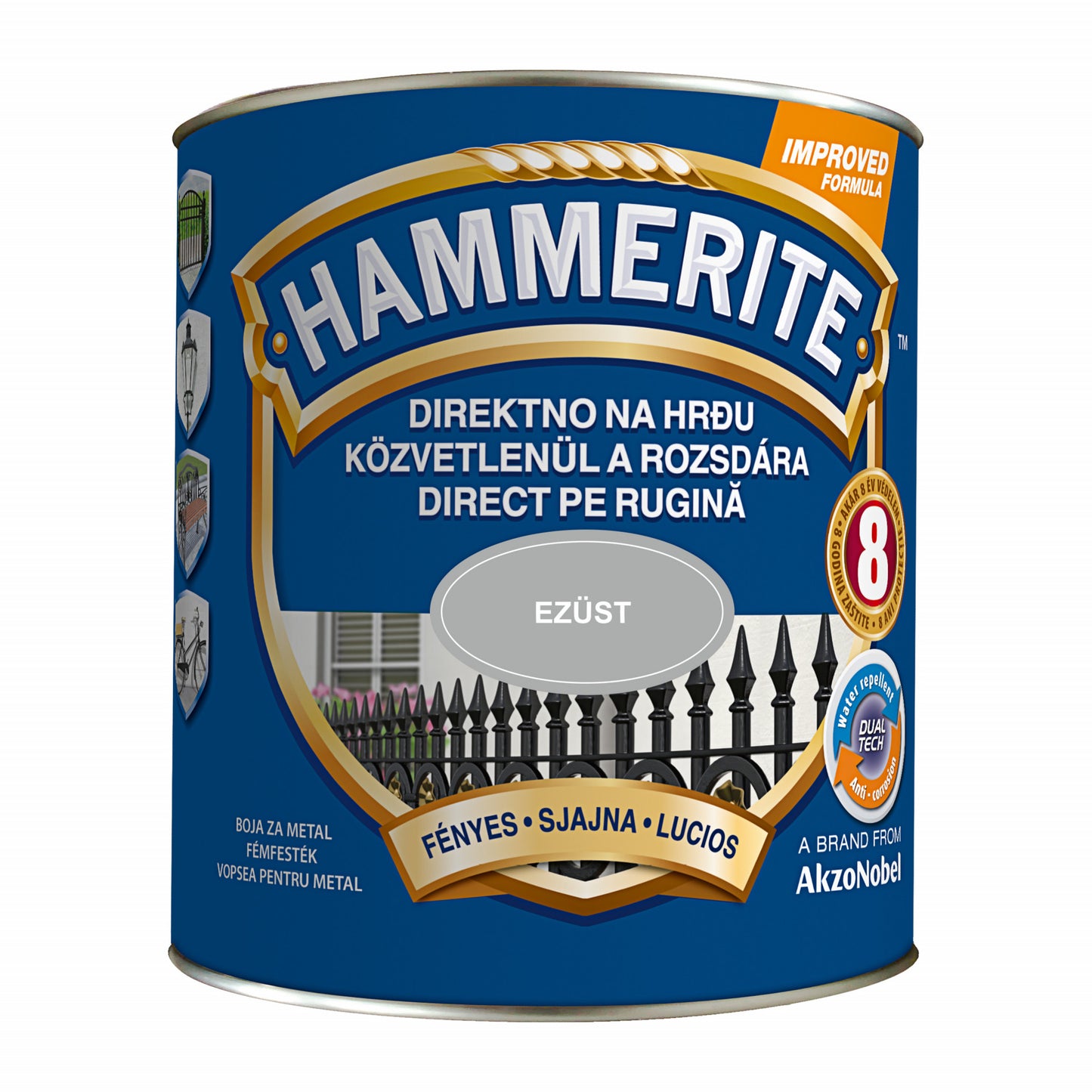 Hammerite Fényes Ezüst 2,5L