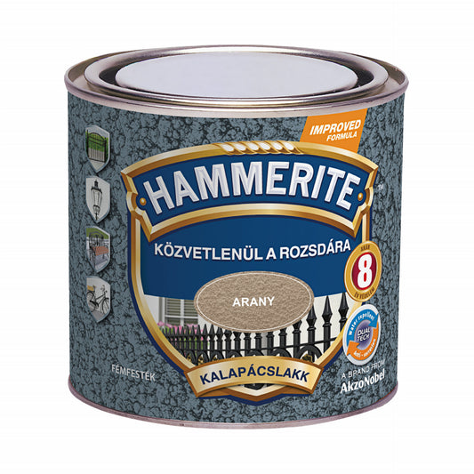 Hammerite Kalapácslakk Arany 0,25L