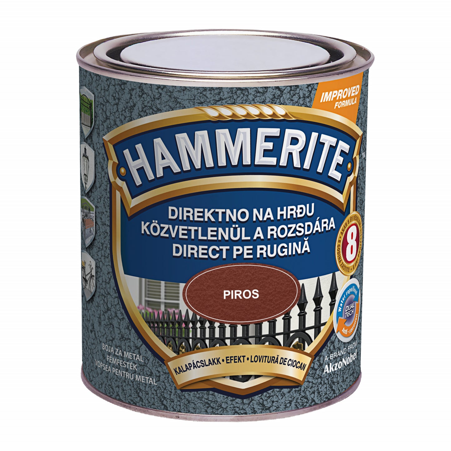 Hammerite Kalapácslakk Piros 0,75L