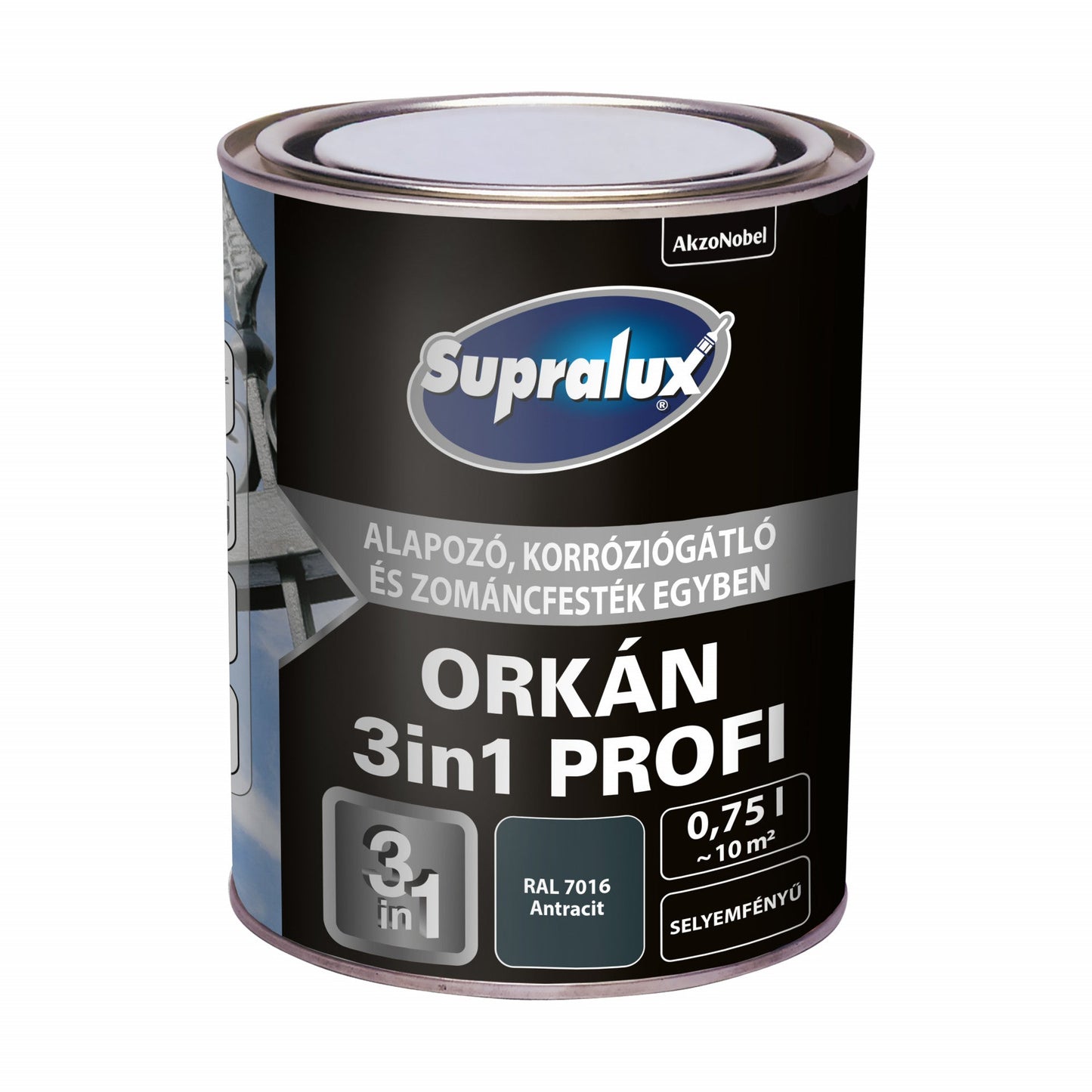 Supralux Orkán 3In1 Fekete 0,75L