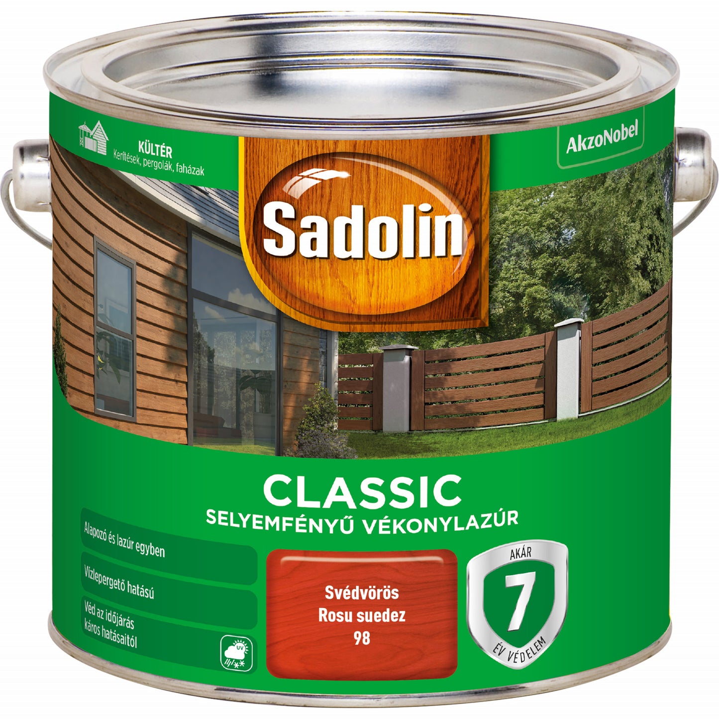 Sadolin Classic Svédvörös 2,5L