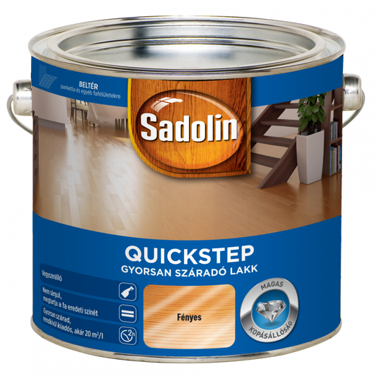 Sadolin Quickstep Parkettalakk Fényes 2,5L