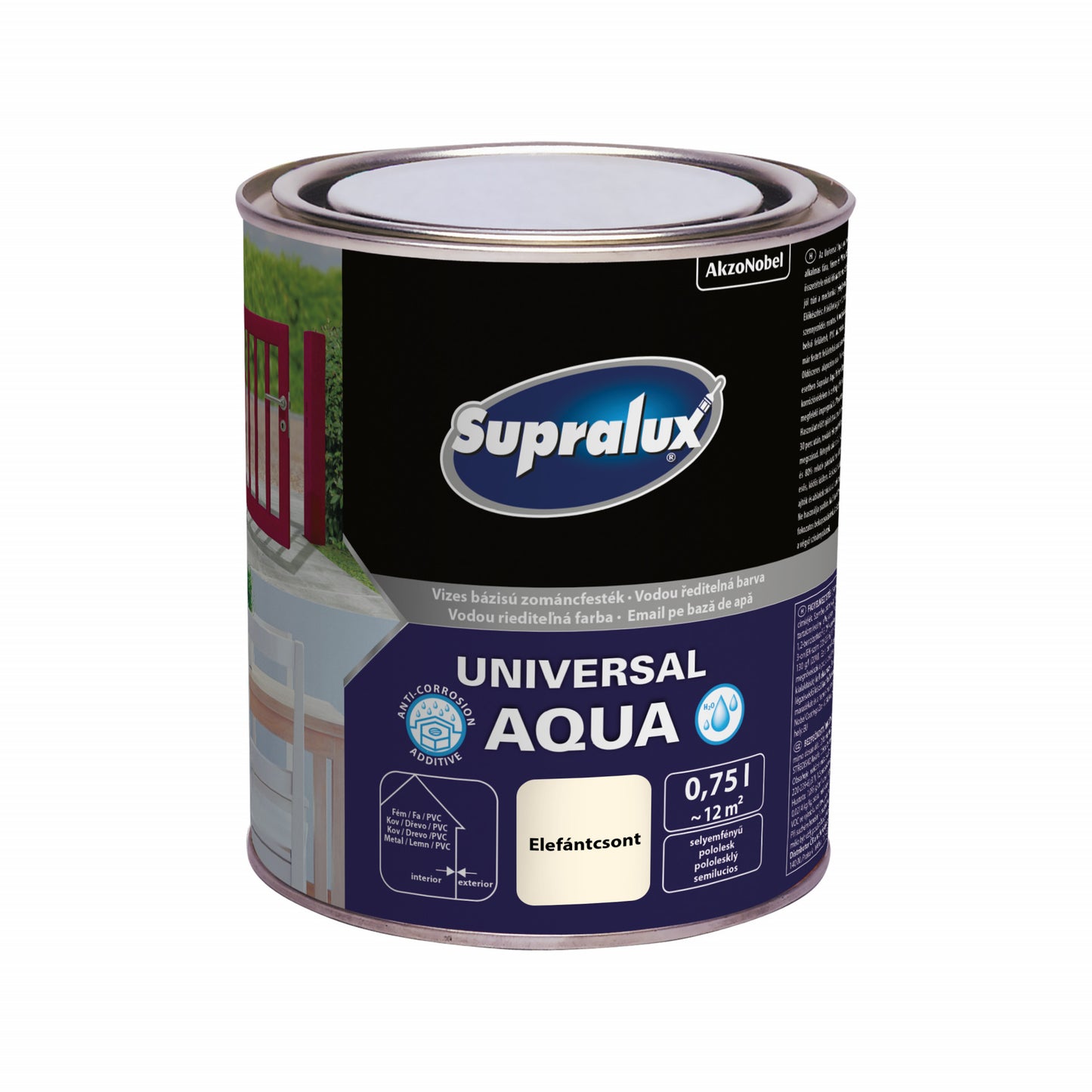 Supralux Universal Aqua Selyemfényû Elefántcsont 0,75L